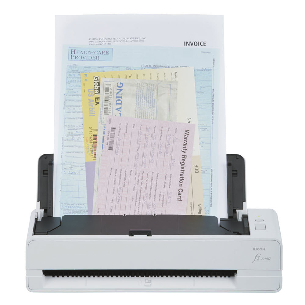 Ricoh FI-800R ADF + Manual feed scanner 600 x 600 DPI A4 White