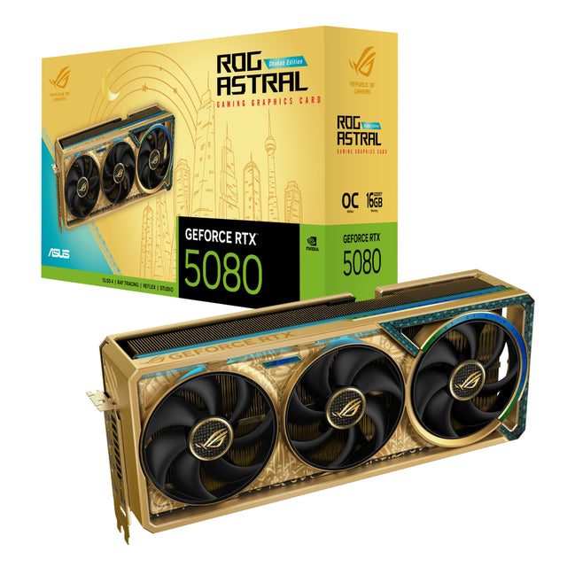 ASUS ROG Astral - -RTX5080-O16G-DHAHAB-CORE NVIDIA GeForce RTX 5080 16 GB GDDR7