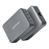 Manhattan 4-Port GaN USB Power Delivery Charging Station - 240 W / PD 3.1, Four USB-C PD Ports with up to 140 W per Port, 240 W Total Output, Power Delivery 3.1, Black