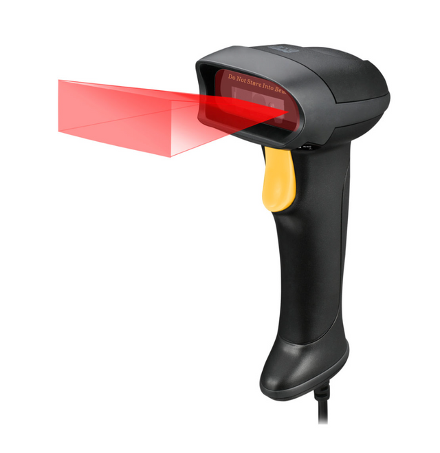 Adesso Barcode Scanner Handheld CMOS Sensor USB Connectivity 1D/2D Antimicrobial Spill Resistant Drop Protected