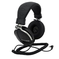 Koss Headphone Over Ear Home TD85 1/4inch Jack High Quality Sound & Construction Large Adjustable Padded Headband - Silver & Black