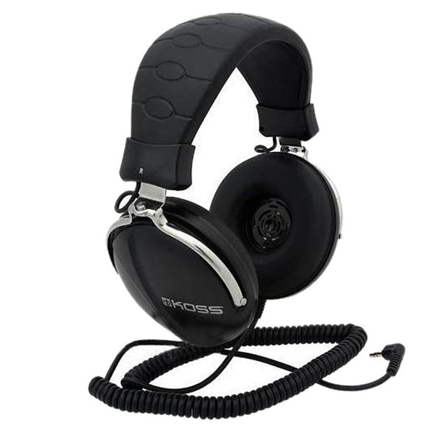 Koss Headphone Over Ear Home TD85 1/4inch Jack High Quality Sound & Construction Large Adjustable Padded Headband - Silver & Black