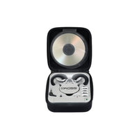 Koss Stereophones with Sportclip Portable Amplifier with Built-In Equalizer 3.5mm with Carry Case Retractable Cord