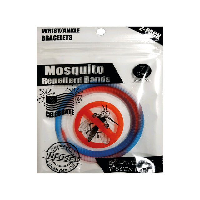 Killer Concepts Mosquito Bands USA Lavender Scented Free PDQ with Purchase of 20 units