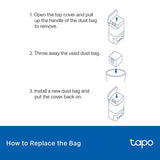 TP-Link Tapo Robot Vacuum Disposable Dust Bag