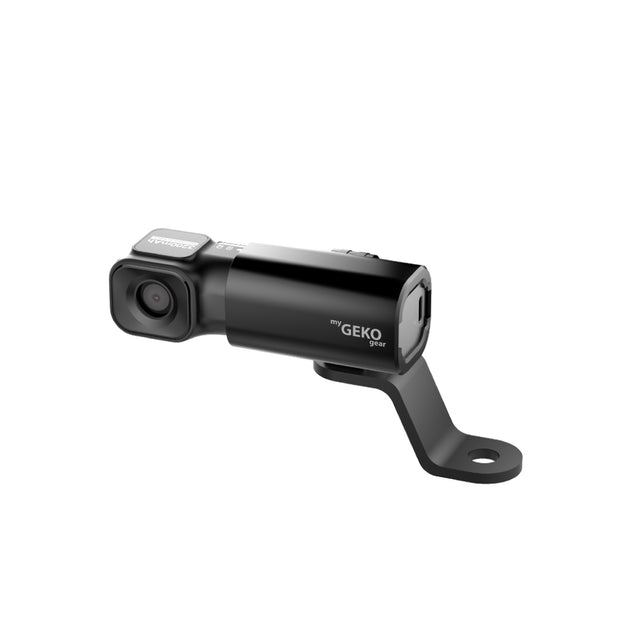GekoGear Dashcam - Motorcycle Moto Snap1080p HD Wifi Support Sony Starvis Sensor Tilt Emergency 32GB MicroSD Included (up to 128GB) - Black
