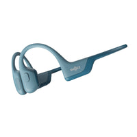 Shokz OpenRun Pro Blue Bluetooth Headset Noise Cancelling Mic Premium Bone Conduction - Enhanced Bass - Water Resistant IP55 - 10Hr Battery Life