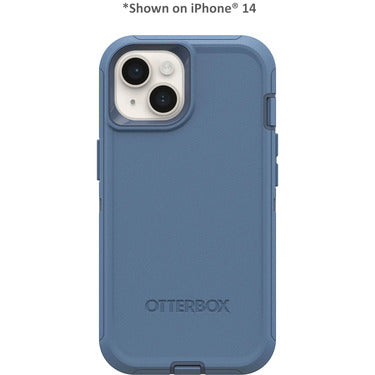 OtterBox iPhone 17e/16e/15/14/13 Defender Case - Baby Blue Jeans