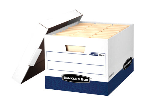 Fellowes 07243 file storage box Blue, White