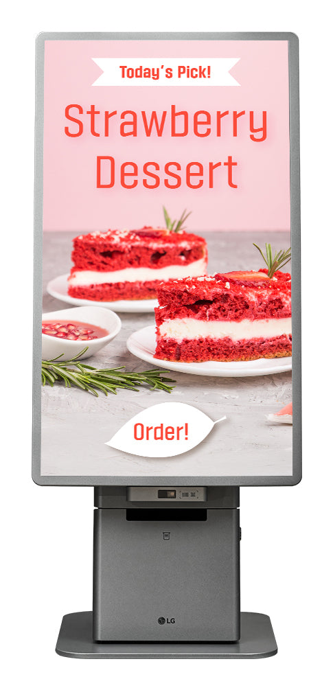 LG 27KC3P-M Signage Display Kiosk design 68.6 cm (27") LCD 300 cd/m² Full HD Silver Touchscreen Built-in processor Windows 10 IoT Enterprise 16/7