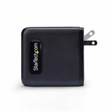 StarTech.com 100W USB-C Wall Charger, 2x USB-C/2x USB-A, Quick Charging Portable GaN Charger Power Adapter, USB Power Delivery 3.0, 6ft/1.8m Cable