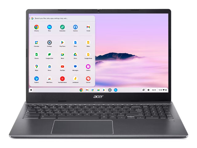 Acer Chromebook Plus 515 CBE595-2-50RS Intel Core 5 120U 39.6 cm (15.6") Full HD 16 GB LPDDR5-SDRAM 256 GB SSD Wi-Fi 6E (802.11ax) ChromeOS Grey