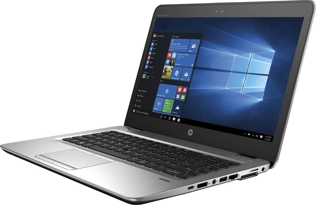 HP EliteBook 840 G4 Intel® Core™ i5 i5-7300U Laptop 35.6 cm (14") Full HD 8 GB DDR4-SDRAM 256 GB SSD Wi-Fi 5 (802.11ac) Windows 10 Pro Silver