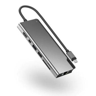 Alogic Docking Station USB-C 7-in-1 100W Power Delivery 4k Ultra 60Hz HD Support Gen 2 Aluminum Body Ultra - Space Grey