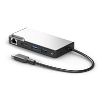 Alogic Hub 6-in-1 USB-C 2x USB-A 3.1 HDMI 4K Ultra HD VGA RJ45 Gigabit USB-C 100W Power Pass Through  Fusion Max - Space Grey