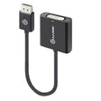 Alogic Adapter DisplayPort Male to DVI Female 8in - Black
