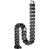 Fellowes 100136871 cable organizer Desk Cable sleeve Black 1 pc(s)