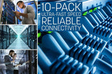 Intellinet 742559 networking cable Blue 3 m Cat6 U/UTP (UTP)