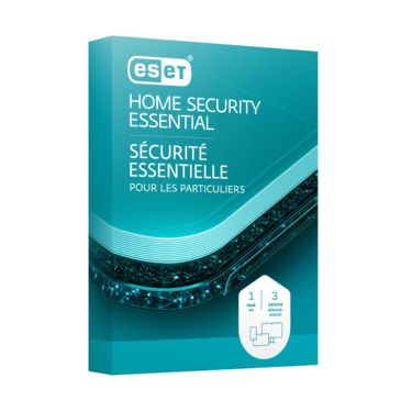 Eset Home Security Essential 3-Device 1-Year Large PKC BIL PC/Mac/Android/iOS