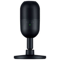 Razer Gaming Microphone Seiren V3 Mini Ultra Compact Supercardioid Condenser Mic Tap to Mute Sensor with LED Indicator - Black