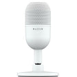 Razer Gaming Microphone Seiren V3 Mini Ultra Compact Supercardioid Condenser Mic Tap to Mute Sensor with LED Indicator - White