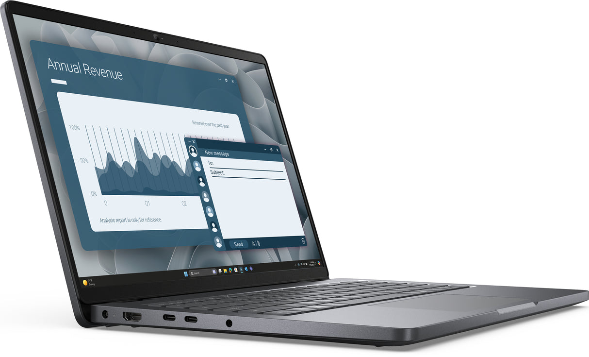 DELL Pro 14 PC14255 AMD Ryzen™ 5 220 Laptop 35.6 cm (14") Full HD+ 8 GB DDR5-SDRAM 256 GB SSD Wi-Fi 6E (802.11ax) Windows 11 Pro US English Black