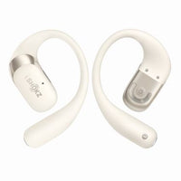 Shokz OpenFit 2 Beige Bluetooth Headset Noise Cancelling Mic Around Ear Air Conduction - OpenBass - Water Resistant IP55 - 48Hr Battery Life