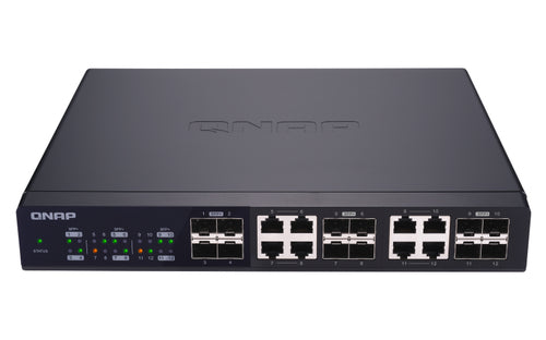 QNAP QSW-1208-8C network switch Unmanaged Black