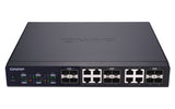 QNAP QSW-1208-8C network switch Unmanaged Black