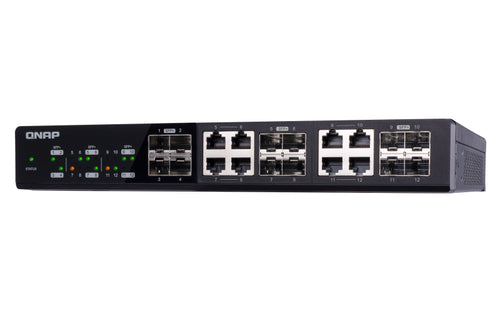 QNAP QSW-1208-8C network switch Unmanaged Black
