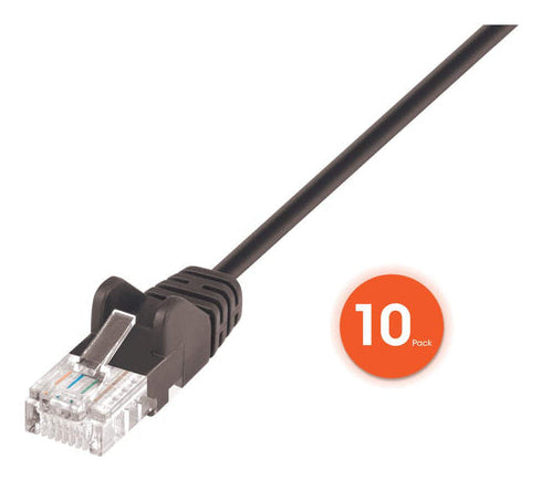 Intellinet 744546 networking cable Black 0.3 m Cat6 U/UTP (UTP)