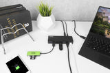 Plugable Technologies USB3-HUB7C interface hub USB 3.2 Gen 1 (3.1 Gen 1) Type-A 5000 Mbit/s Black