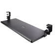 StarTech.com Under-Desk Keyboard Tray, Clamp-on Ergonomic Keyboard Holder, Up to 12kg (26.5lb), Sliding Keyboard and Mouse Drawer with C-Clamps, Height Adjustable Keyboard Tray (3.9/4.7/5.5 in) - TAA