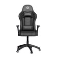 Primus Gaming Chair Thronos 100T BLACK Sleek Design 2D Adjustable Armrests Lumbar Pillow Seat Tilt Contour Side Wings Max Weight 308Lbs