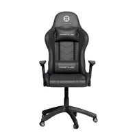 Primus Gaming Chair Thronos 100T BLACK Sleek Design 2D Adjustable Armrests Lumbar Pillow Seat Tilt Contour Side Wings Max Weight 308Lbs