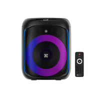 Klipxtreme Speaker Bluetooth Party BoomBlaster 1800W 6.5in Subwoofer & 1.5in Tweeter Enhanced Bass LED Lights TWS with Remote -  Black