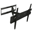 Mount-It! TV Mount Full Motion High Weight Capacity up to 65In 110lbs Swivel & Extension Ideal for Corner Installations - Black