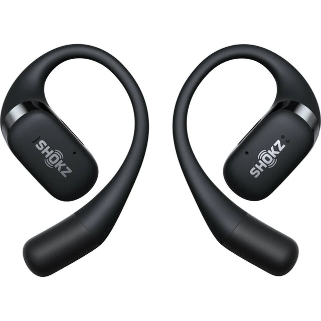 Shokz OpenFit 2+ BLACK Open-Ear True Wireless Earbuds Dual microphones with advanced noise-canceling-Dolby Audio-Ni-Ti alloy-Dust Sweat and Water Resistant IP55