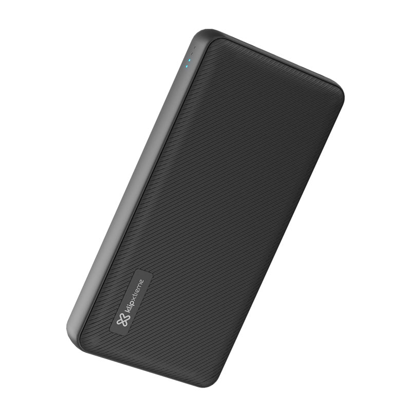 Klipxtreme Powerbank PowerCell Ultra 20000mAh 3 Port 2x USB-A (12W) 1x USB-C (15W) PD Fast Charge Fast Recharge - Black