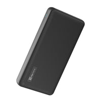 Klipxtreme Powerbank PowerCell Ultra 20000mAh 3 Port 2x USB-A (12W) 1x USB-C (15W) PD Fast Charge Fast Recharge - Black