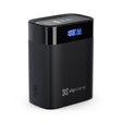 Klipxtreme Powerbank PowerCell 30000mAh 140W 3 Port 1x USB-A (22.5W) 2x USB-C (140W) PD Laptop LED Display - Black