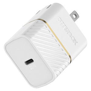 OtterBox Wall Charger 1 Port 30W GaN USB-C Fast Charge Rugged - White