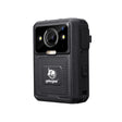 GekoGear Body Cam Aegis 400 4K Ultra HD Infrared Night Vision Wide Angle Lens GPS WiFi IP65 Water Resistant 10hr Battery Life - Black