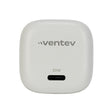 Ventev Wall Charger 1 Port 20W USB-C - White & Grey with USB-C to USB-C Cable 3.3ft - Box - White