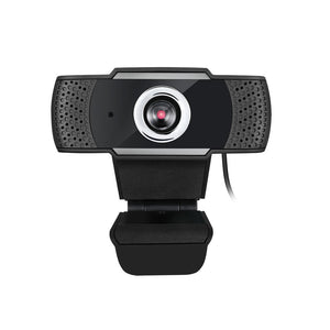 Adesso Webcam CyberTrack H4 1080P (2.1MP) with Built-in Microphone Zoome Certified - Black