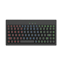Adesso Keyboard Wired Mini 3-color Illiminated Backlight  2X Large Print Keys - Black