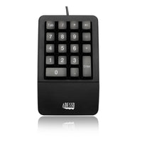 Adesso Keypad Wired Antimicrobial Waterproof Ergonomic - Black
