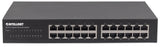 Intellinet 24-Port Gigabit Ethernet Switch, 24 x 10/100/1000 Mbit/s RJ45-Ports, IEEE 802.3az (Energy Efficient Ethernet), Desktop, 19" Rackmount, Metal
