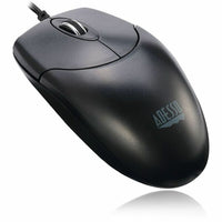 Adesso Mouse Wired Full-Size 1000 DPI Optical Sensor 3 Buttons Design with Scroll Wheel - TAA Compliant