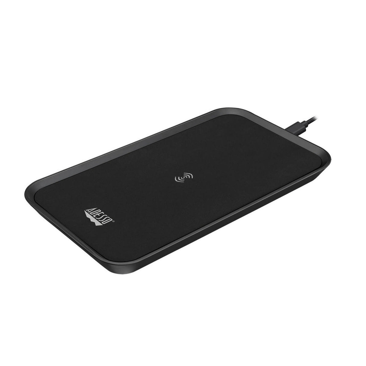 Adesso Qi Wireless Charger 10W Fast Charging 3-Coil Charging Pad USB Type-C Connectivity with Overcharge Protection